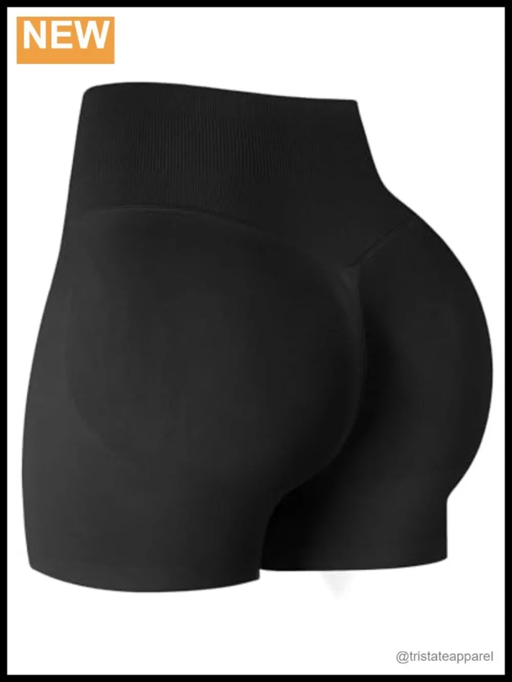 High Waisted Seamless Scrunch Butt Lifting Workout Shorts